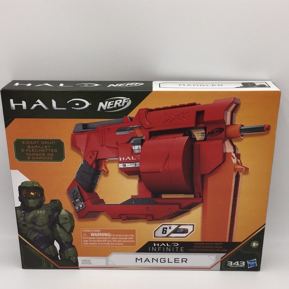 Nerf Halo Mangler Dart Blaster 6 Dart Drum - Picture 1 of 12